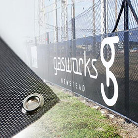 Mesh banner printing