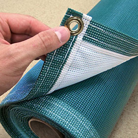 Mesh banner printing