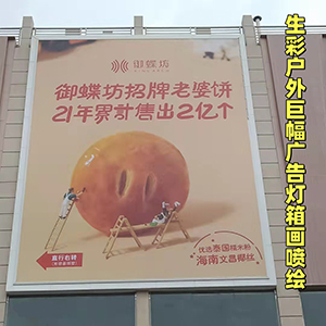 深圳生彩噴繪公司戶外巨幅燈箱噴繪全場(chǎng)景解決方案